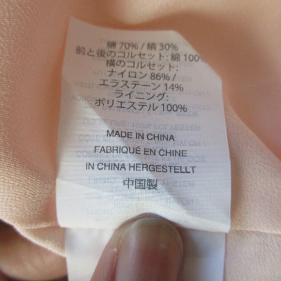 J. Crew Strapless Ruffle Hem Mini Dress Women 8 Pink Cotton Silk Cocktail 428 - Picture 5 of 12